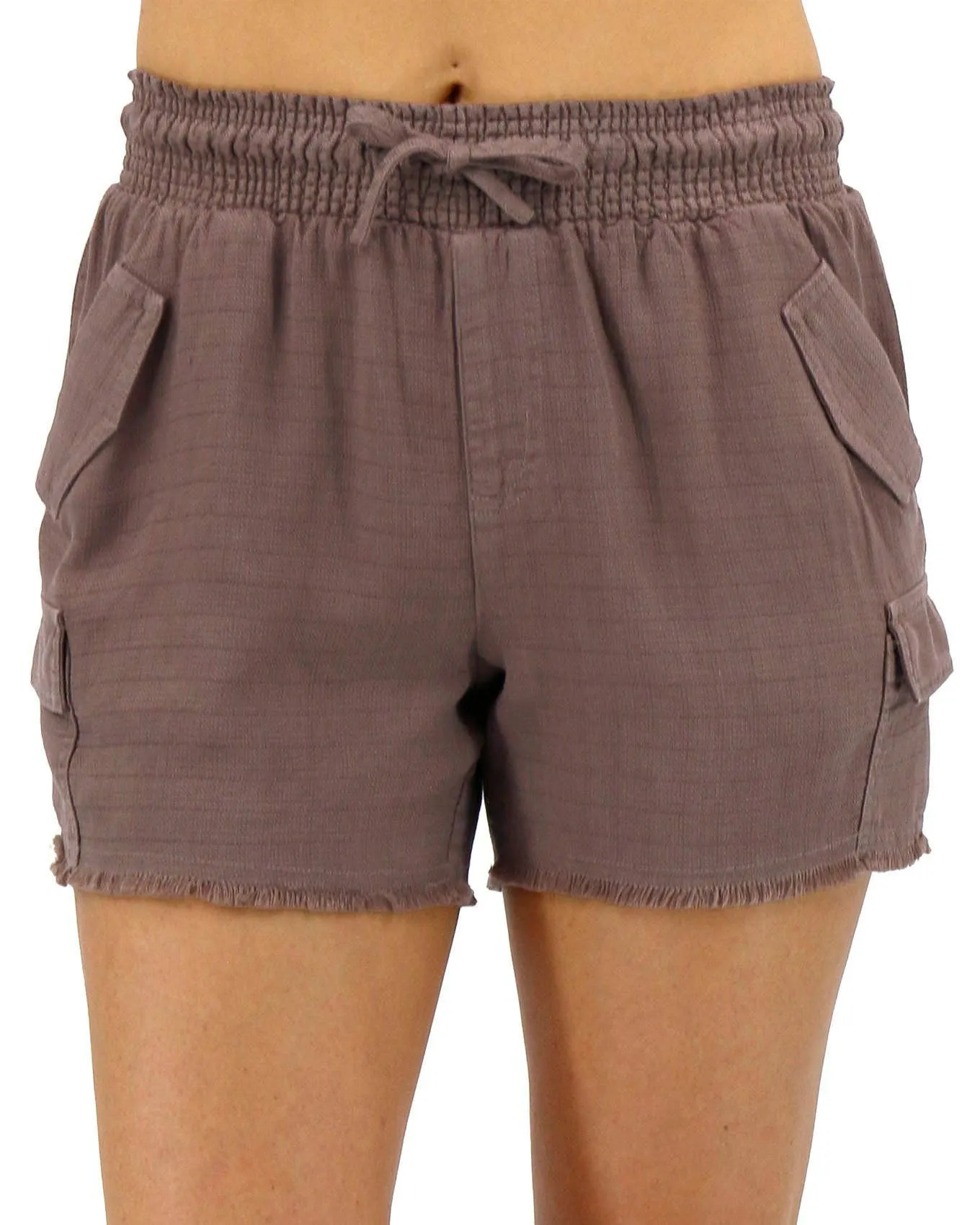 Monica Cargo Shorts- Mocha