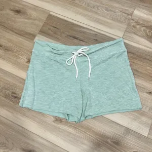 MONROW Supersoft Green Drawstring Shorts Size Large