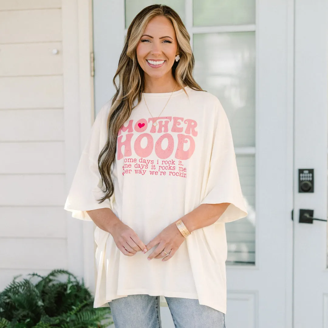 Motherhood Boyfriend Tee, Ivory