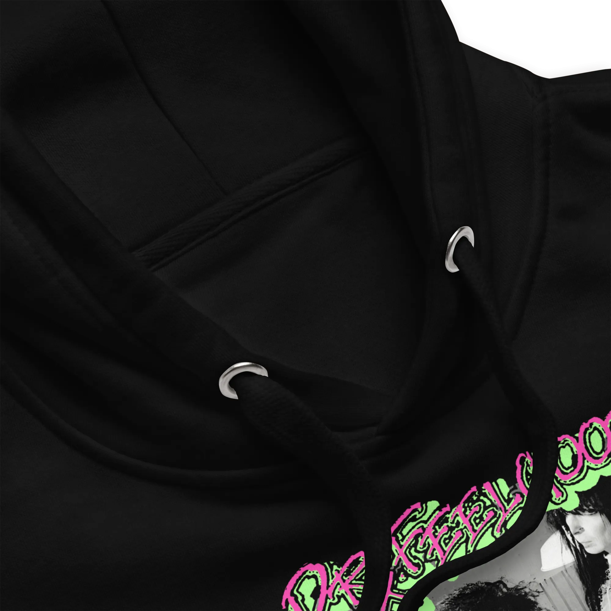 Motley Crue Neon Trip Dr. Feelgood Jumbo Print Hoodie