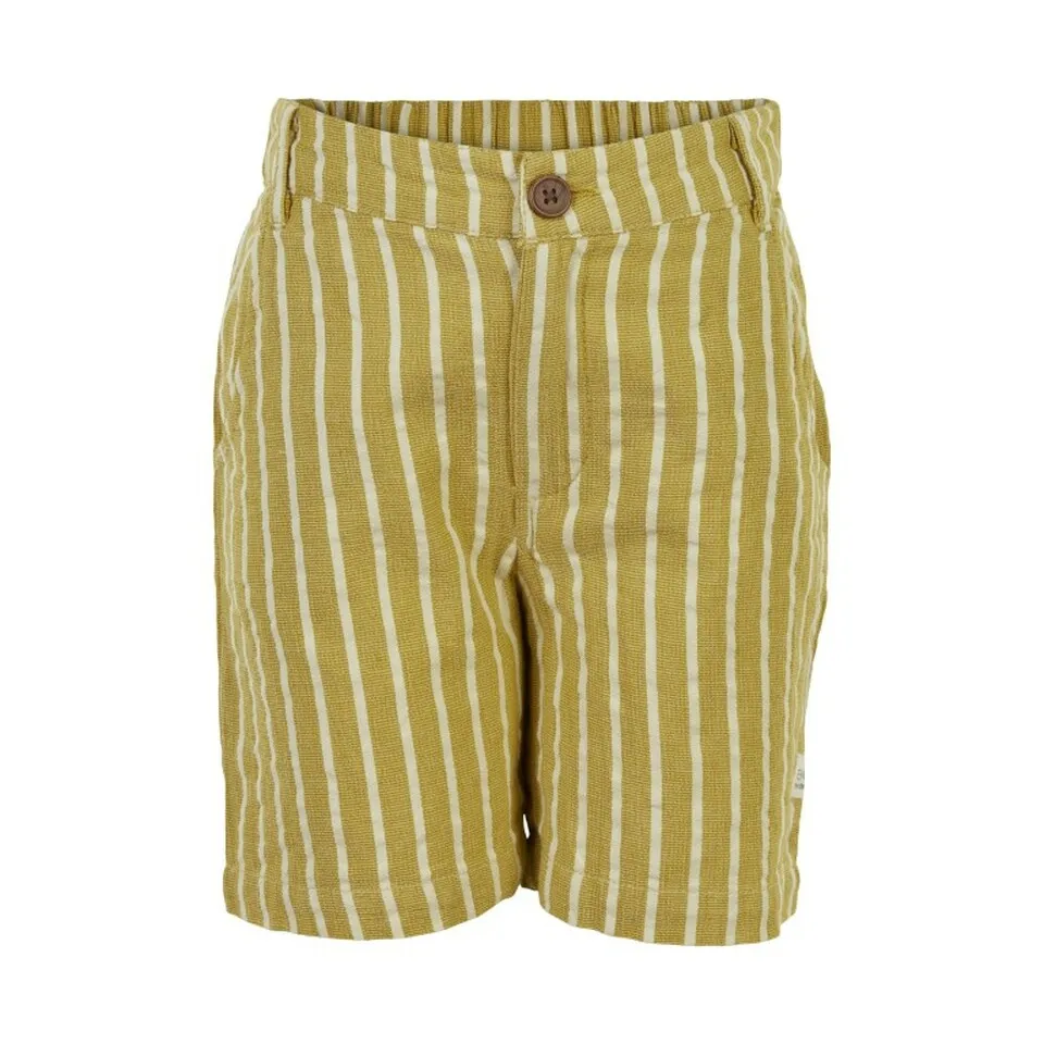Mustard Stripe Boys Shorts