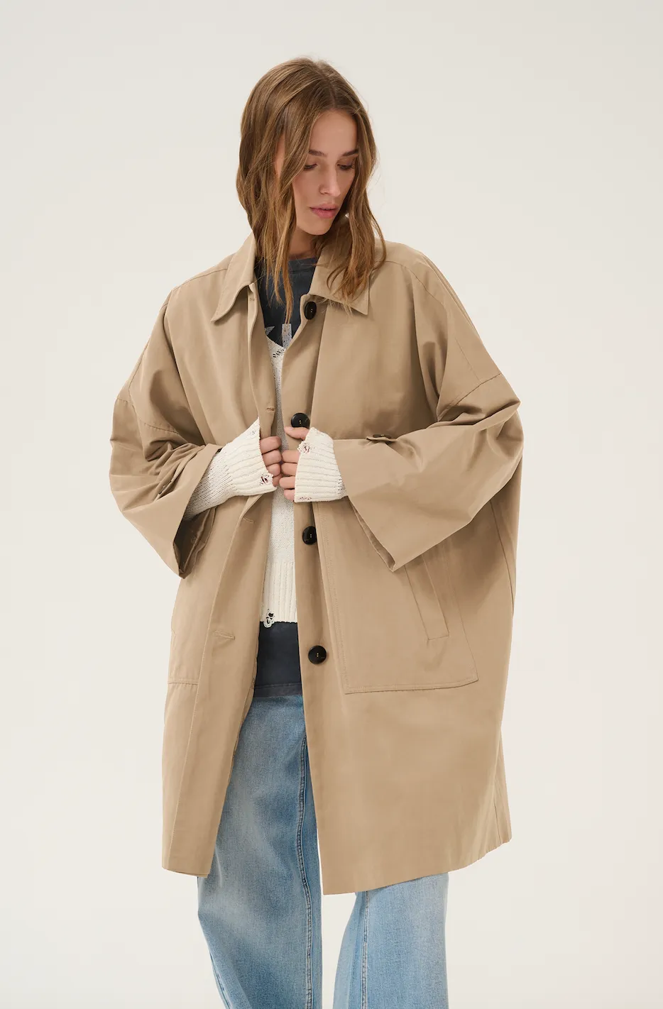 My Essential Wardrobe - Trench Coat - Sepia Tint - LyonMW