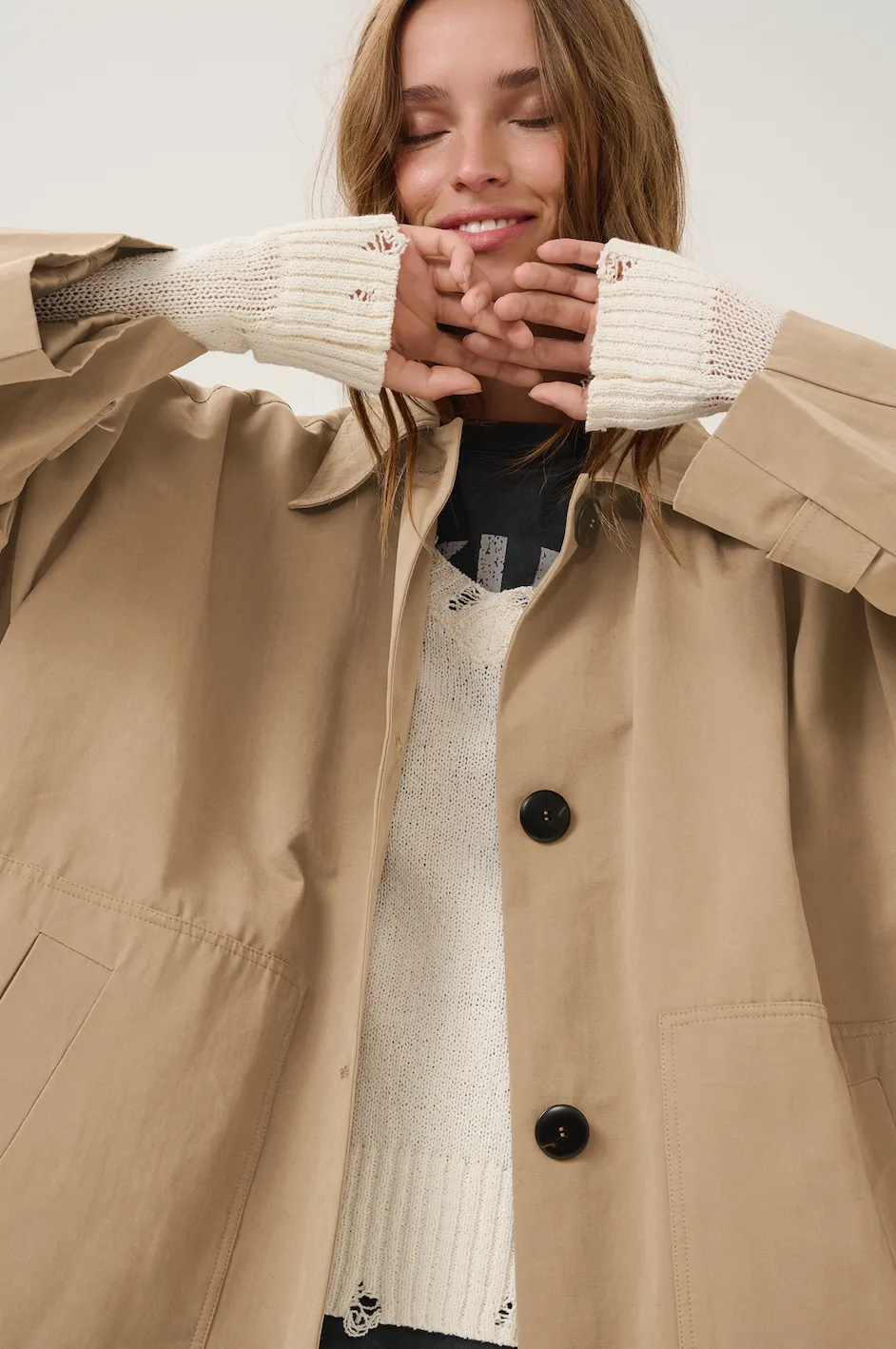 My Essential Wardrobe - Trench Coat - Sepia Tint - LyonMW