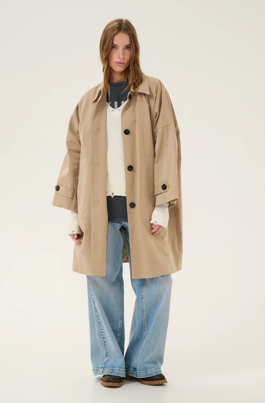 My Essential Wardrobe - Trench Coat - Sepia Tint - LyonMW