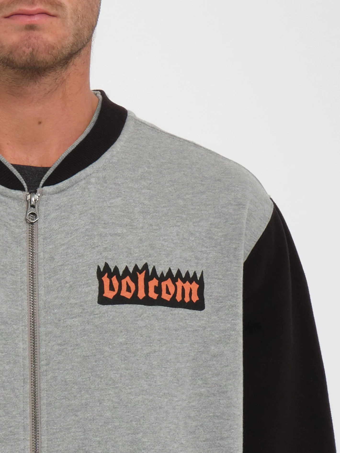 Nando Von Arb Zip Sweatshirt - HEATHER GREY