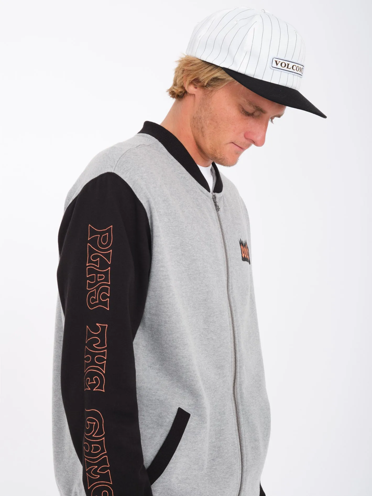 Nando Von Arb Zip Sweatshirt - HEATHER GREY