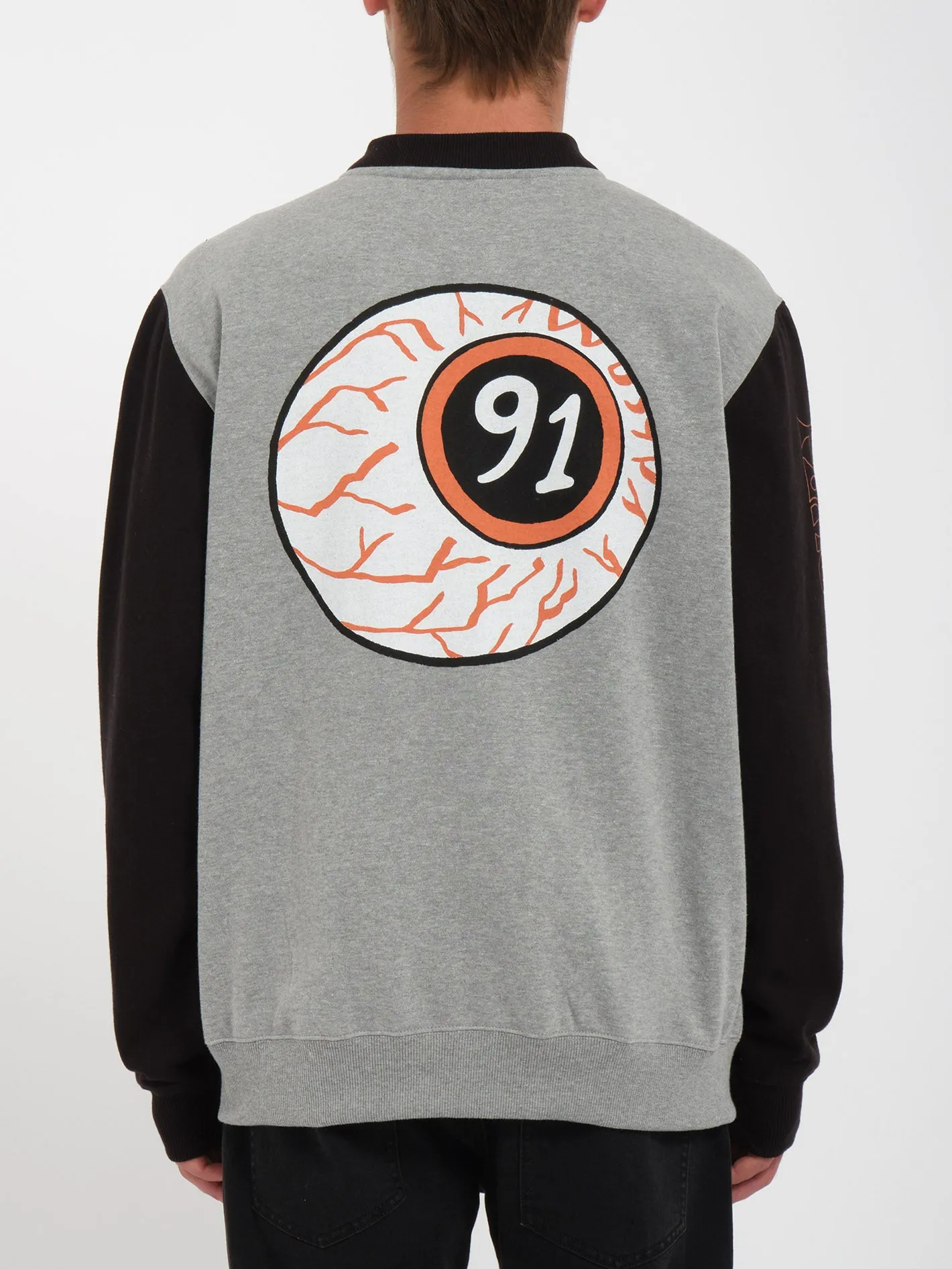 Nando Von Arb Zip Sweatshirt - HEATHER GREY