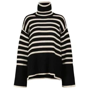 Natalie Turtleneck Sweater, Striped