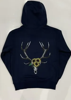 Navy Blue Hoodie- SUNFLOWER RACK