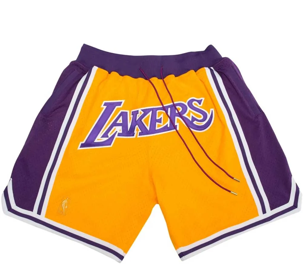 NBA JUST DON 1996-97 LAKERS SHORTS