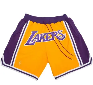 NBA JUST DON 1996-97 LAKERS SHORTS