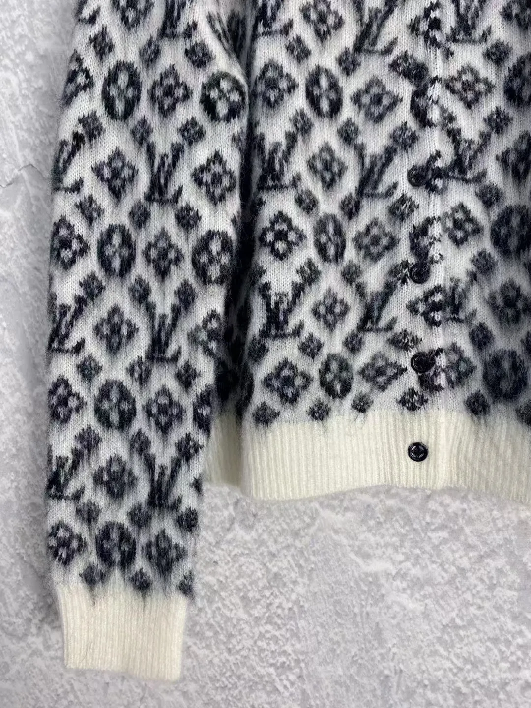 New Classic Monogram Full Print Knit Cardigan