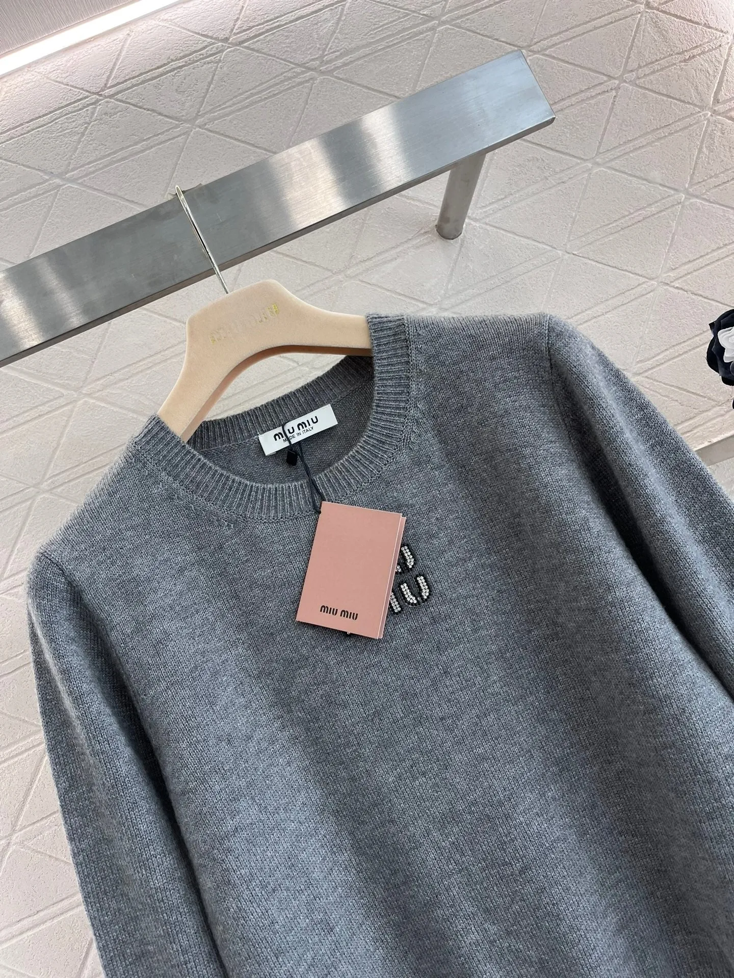 New diamond logo knitted long sleeves
