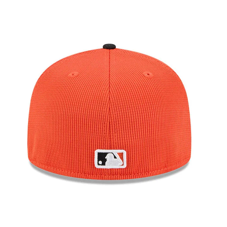 New Era 59Fifty Baltimore Orioles 2025 Spring Training Patch Hat - Orange, Black