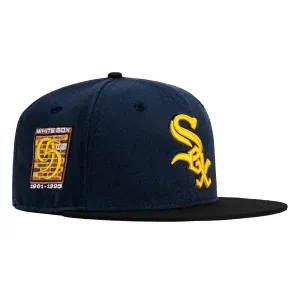 New Era 59Fifty Chicago White Sox 95th Anniversary Patch Hat - Navy, Black, Gold