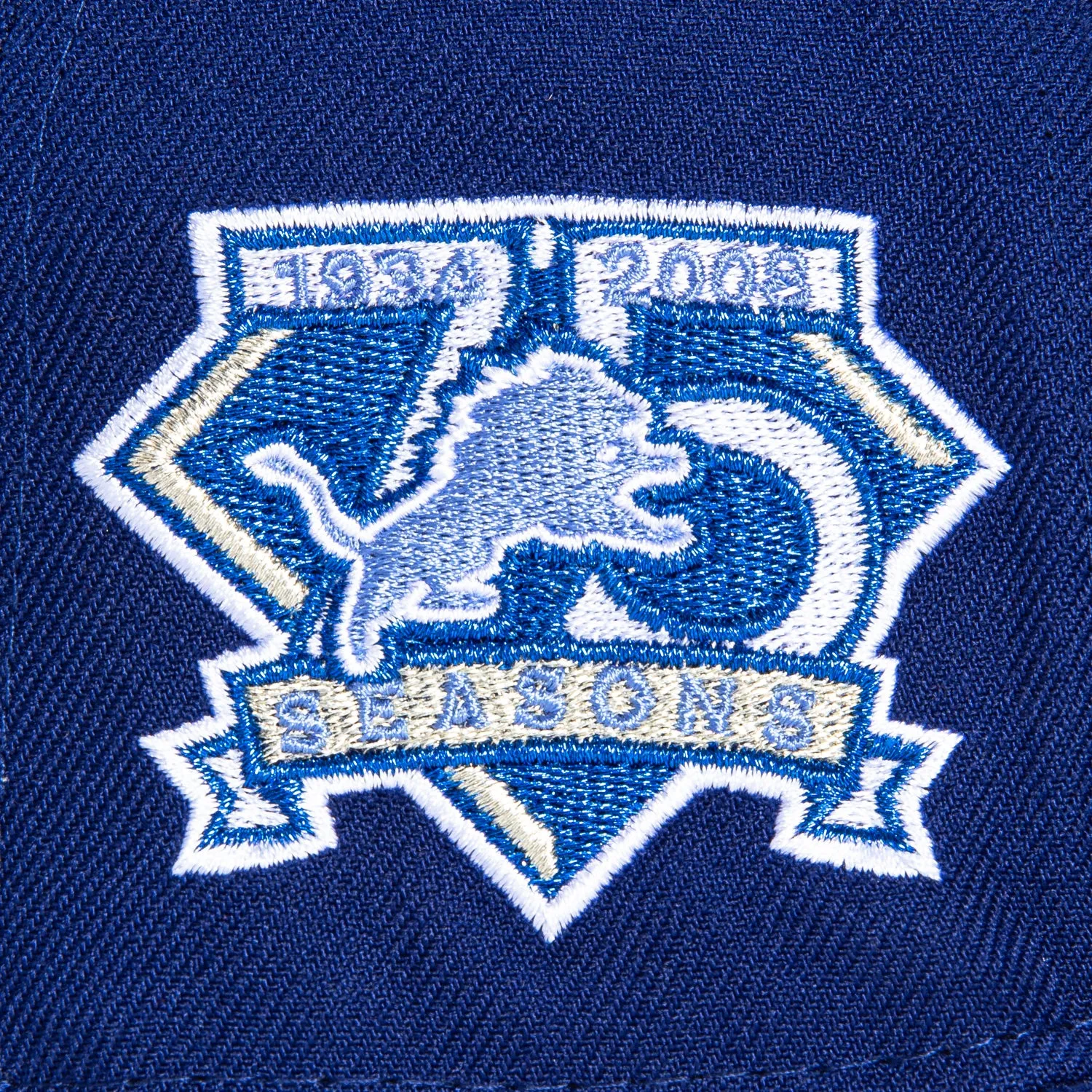 New Era 59Fifty Detroit Lions 75th Anniversary Patch Hat - Royal