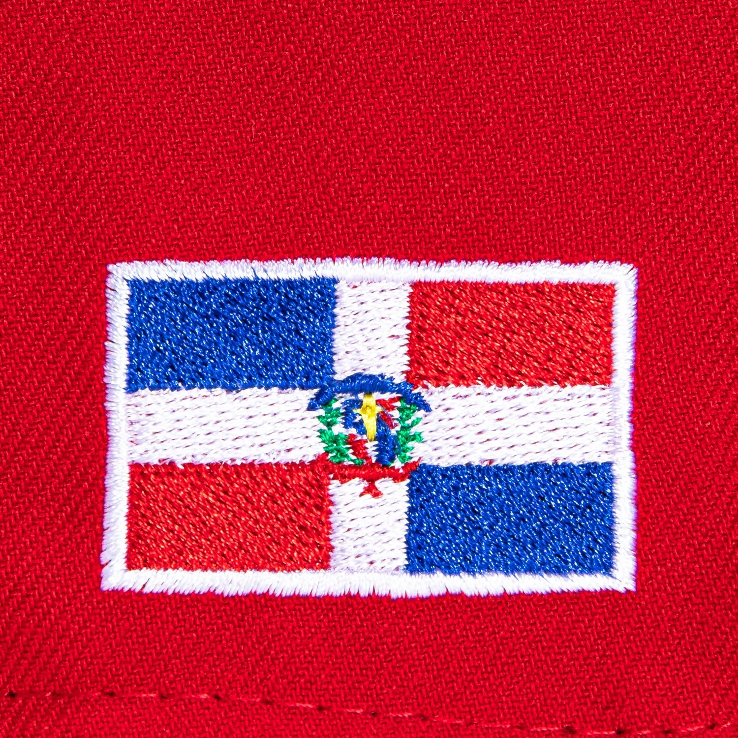 New Era 59Fifty Dominican Republic Flag Patch RD Hat - Red, Black