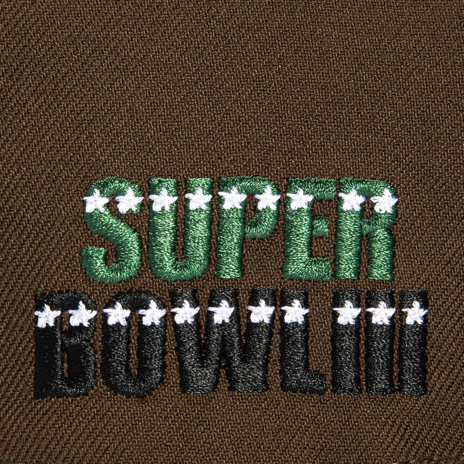 New Era 59Fifty New York Jets 1967 Super Bowl Patch Hat - Brown, Green