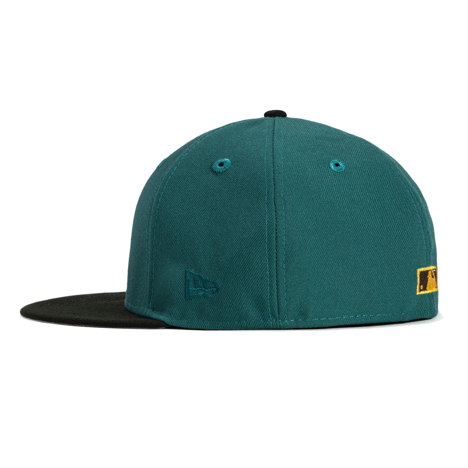 New Era 59Fifty Seattle Mariners 30th Anniversary Patch Hat - Green, Black, Metallic Gold, Red