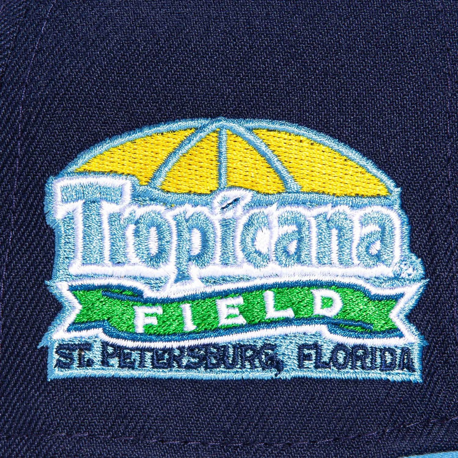 New Era 59Fifty Tampa Bay Rays Tropicana Field Patch Alternate Hat - Light Navy, Light Blue