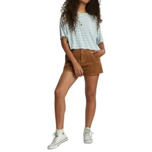 NEW RVCA daylight corduroy short in sienna