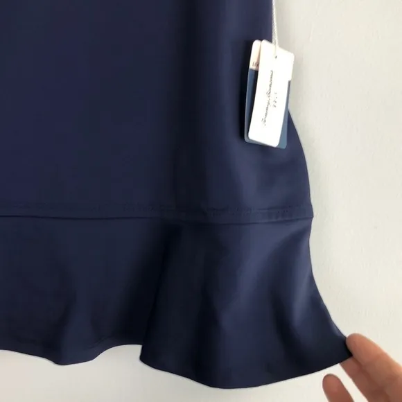 NEW Tommy Bahama Women’s Golf Skort UPF 50 Navy XL Ruffle Stretch Tennis Skirt