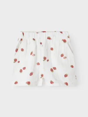 NMFFORNELIA Shorts - White Alyssum
