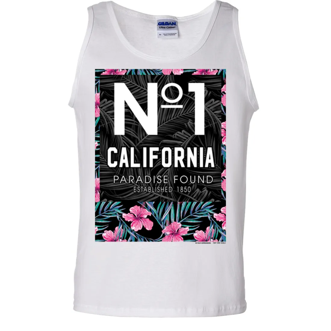 No 1 California Paradise Found Asst Colors Tank Top