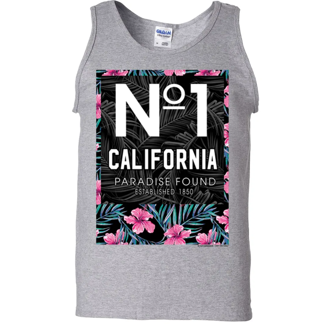 No 1 California Paradise Found Asst Colors Tank Top