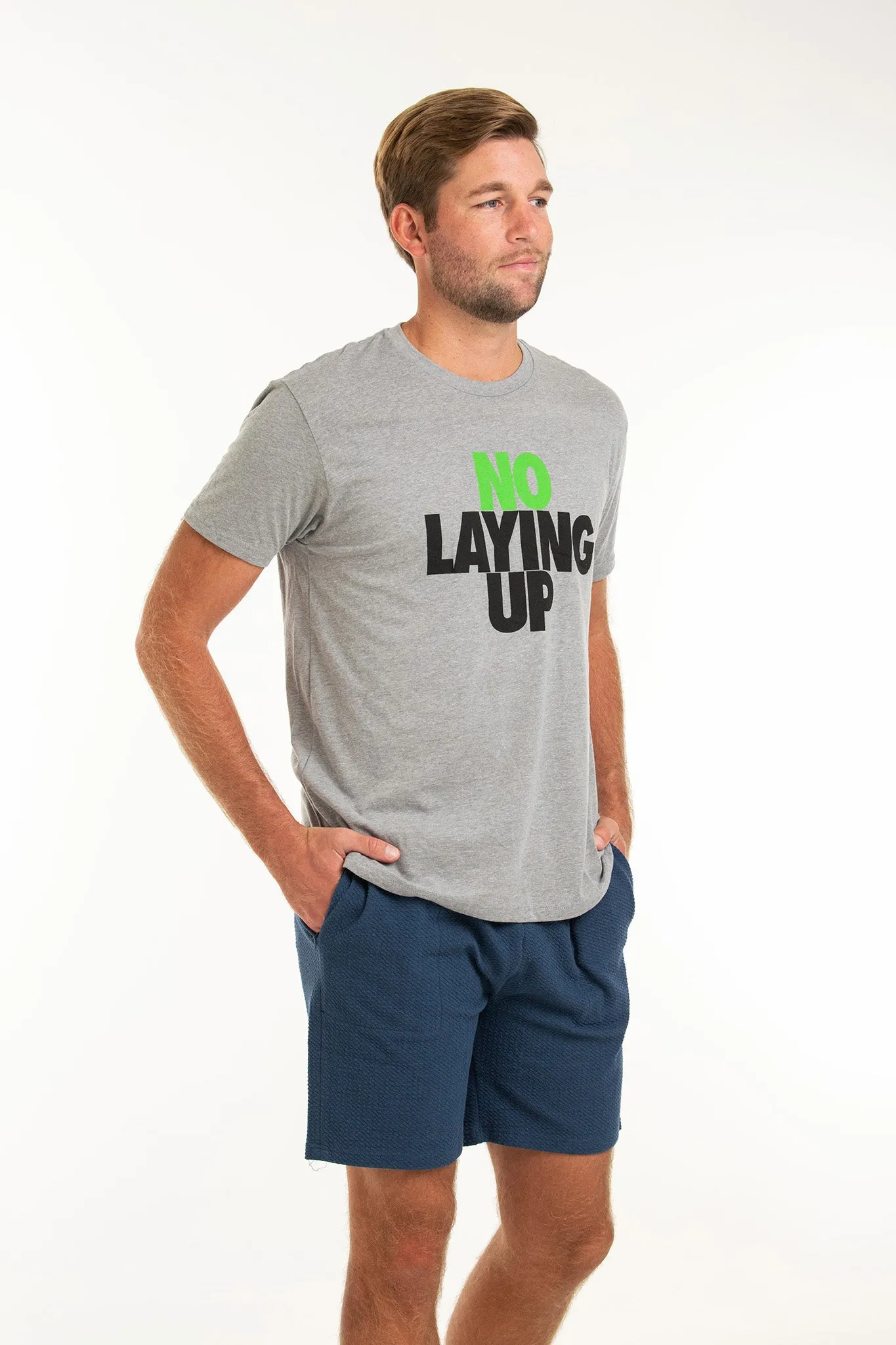 No Laying Up Textured Shorts | Navy