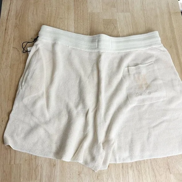 NWT Honor The Gift Bone Jungle Shorts XL Buttery Soft Terry‎ Cream