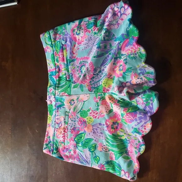 NWT Lilly Pulitzer Buttercup Knit Shorts Me and My Zesty Sz 8