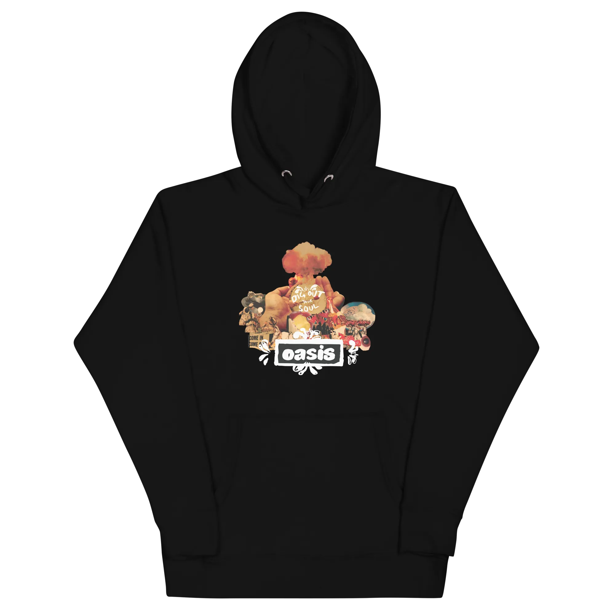 Oasis Collage Jumbo Print Hoodie