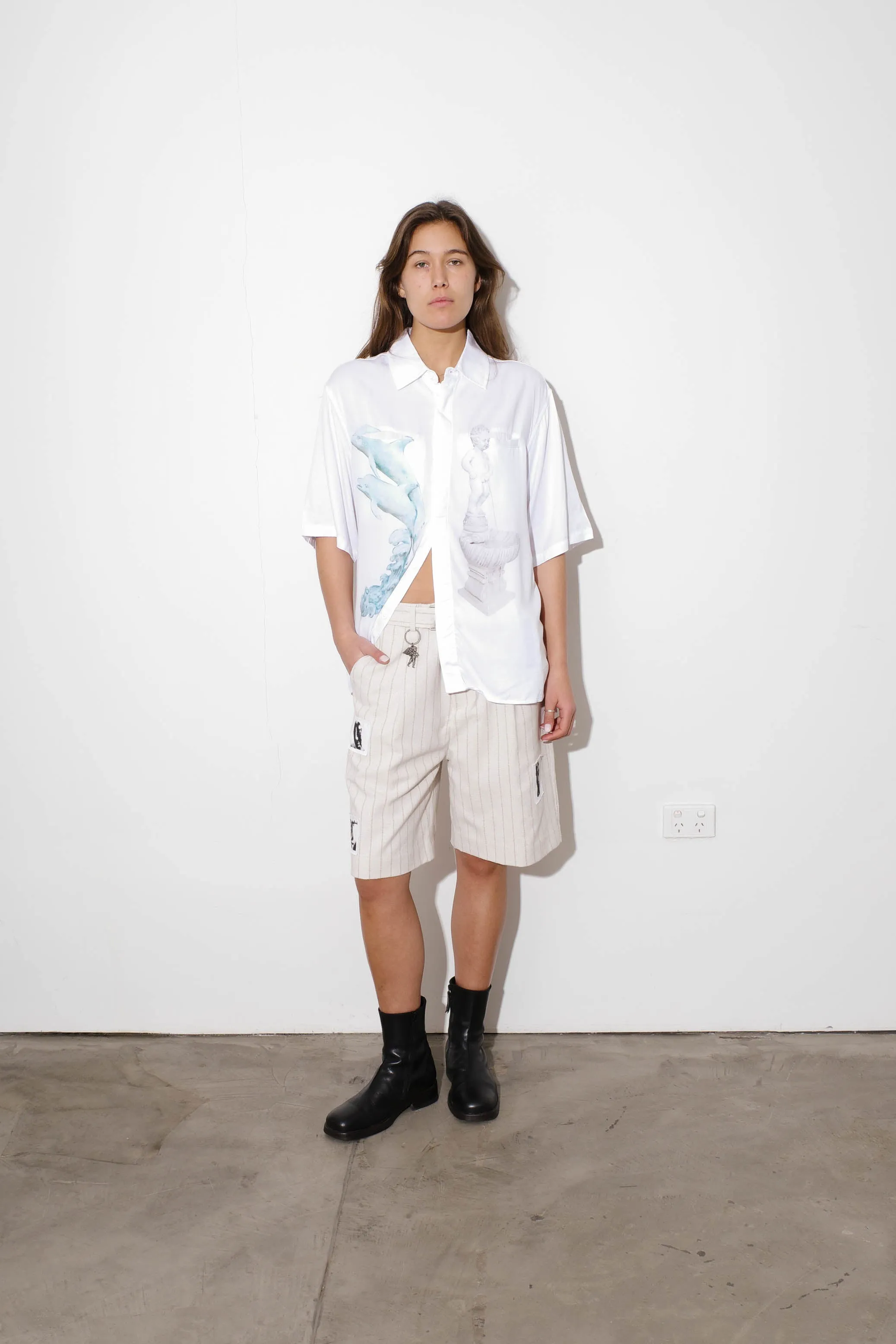 Ornaments Pleated Short
