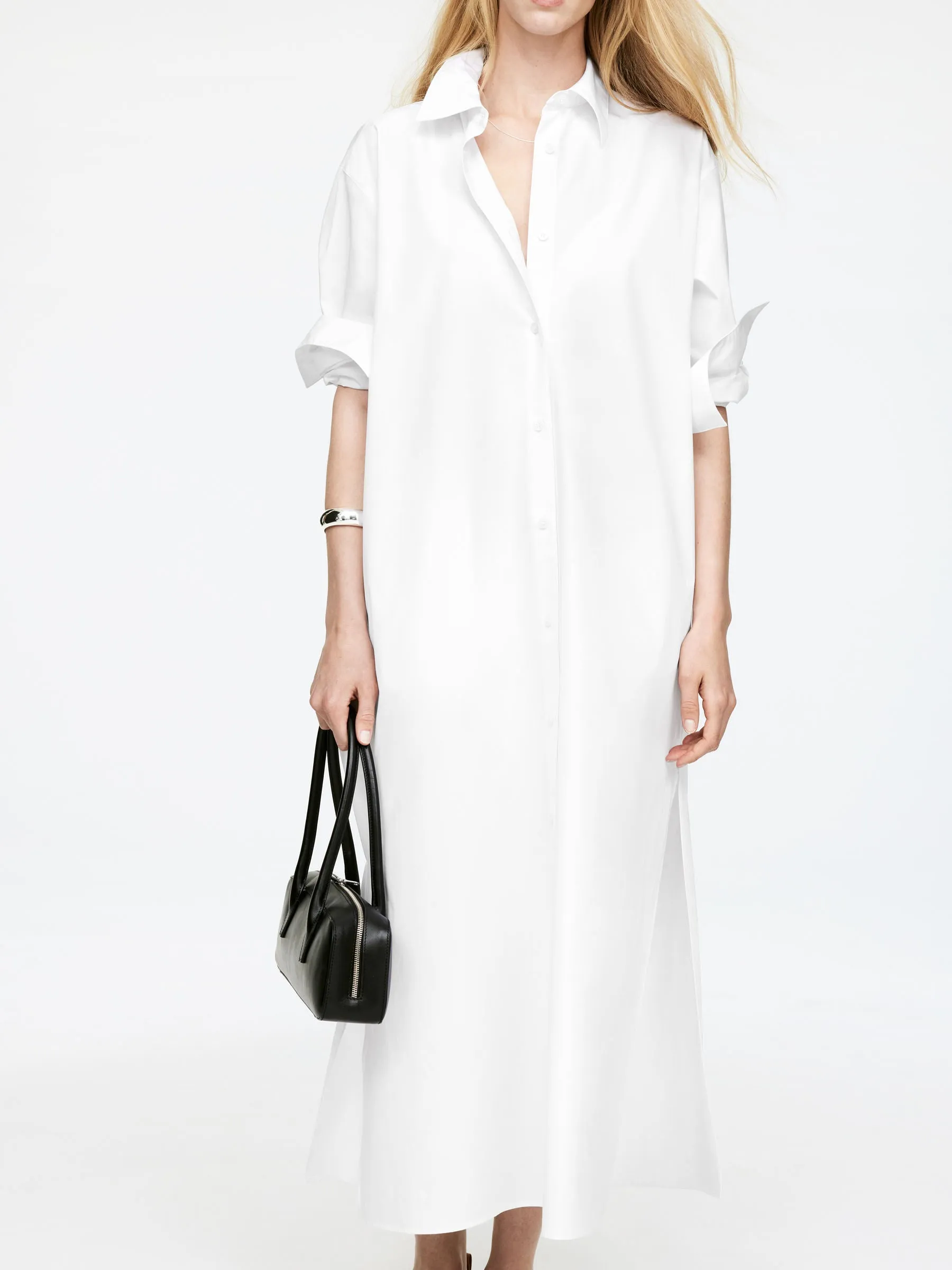 Oversized Shirt Dress