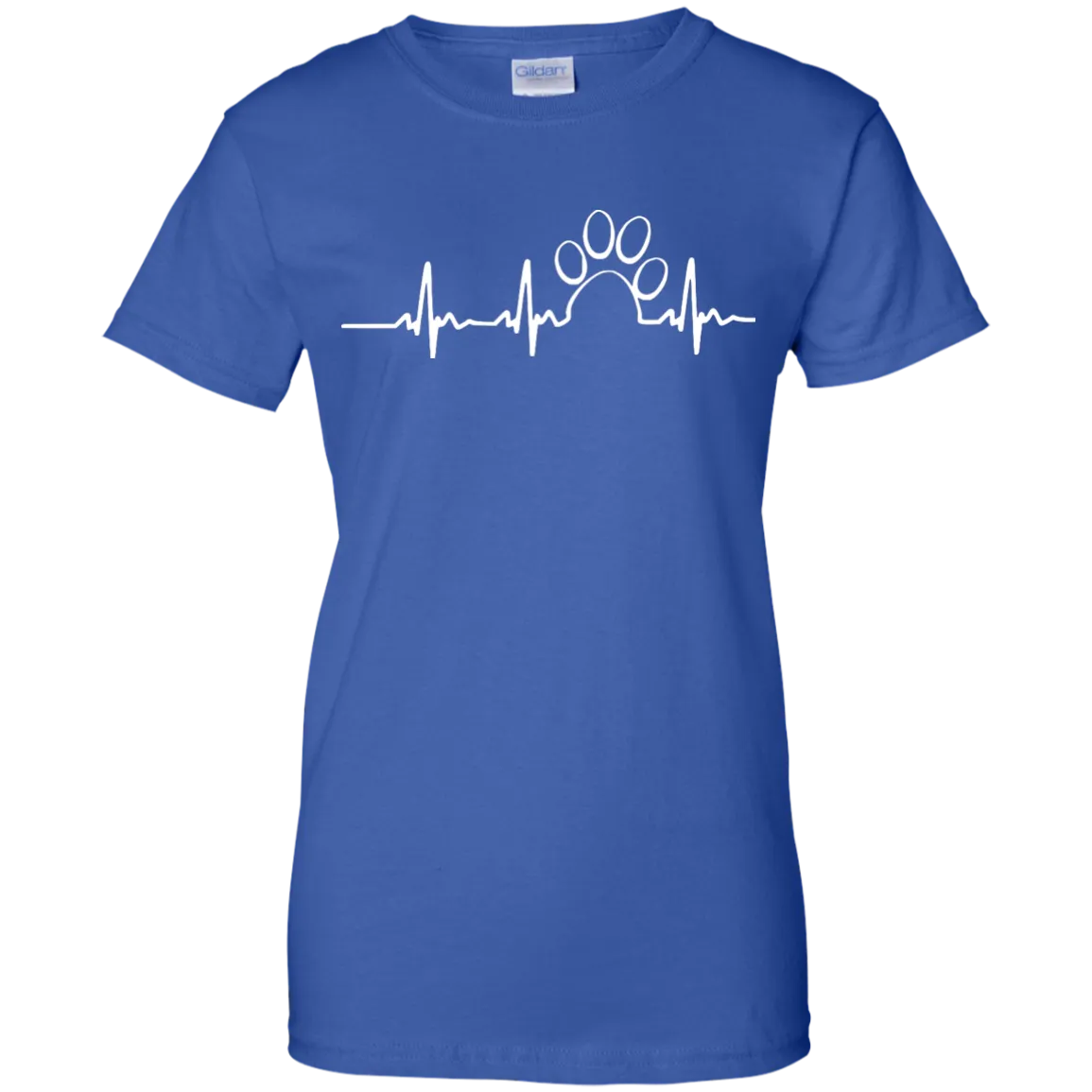 Paw heartbeat t-shirt/hoodie/tank top: dog shirt