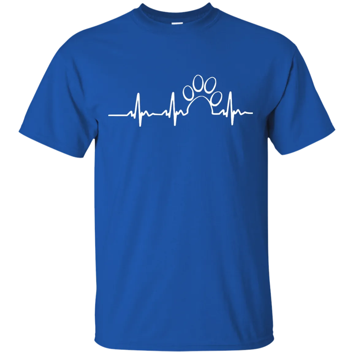 Paw heartbeat t-shirt/hoodie/tank top: dog shirt