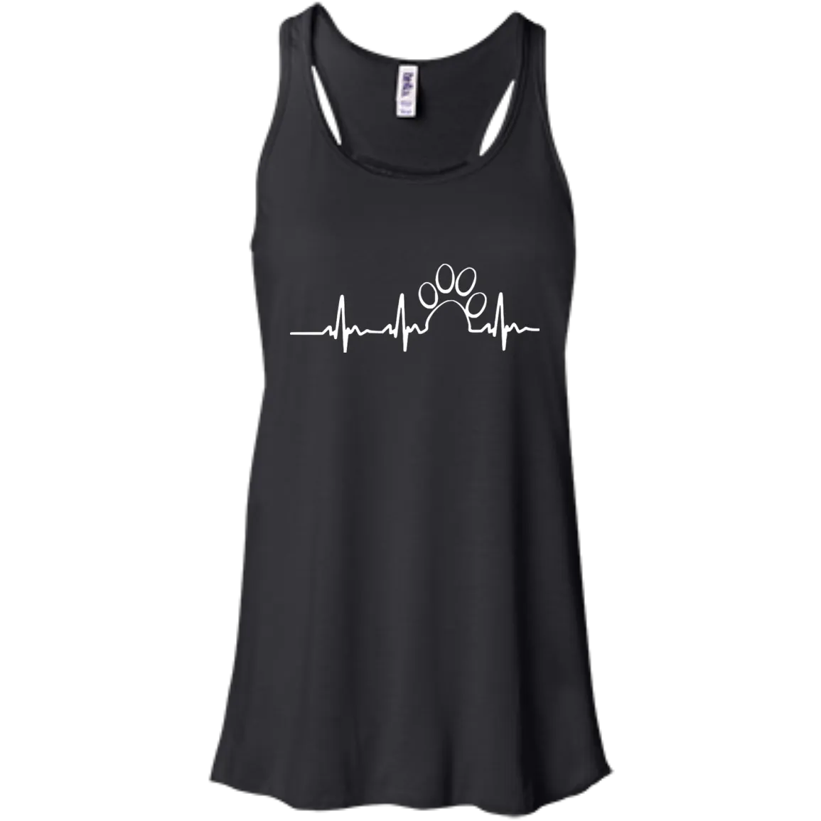 Paw heartbeat t-shirt/hoodie/tank top: dog shirt