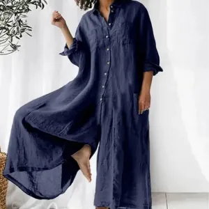 Paz® | Oversized linen jumpsuit