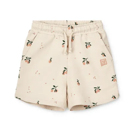 Peach Printed Shorts