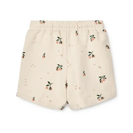 Peach Printed Shorts