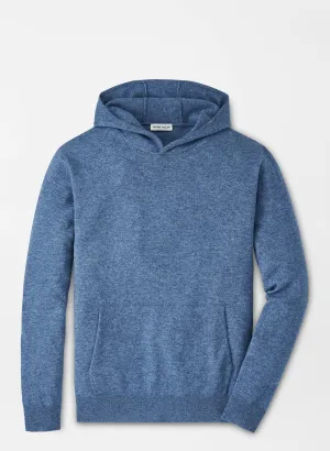 Peter Millar Mens Classic Fit Conway Wool Cashmere Popover Hoodie - VINTAGE
