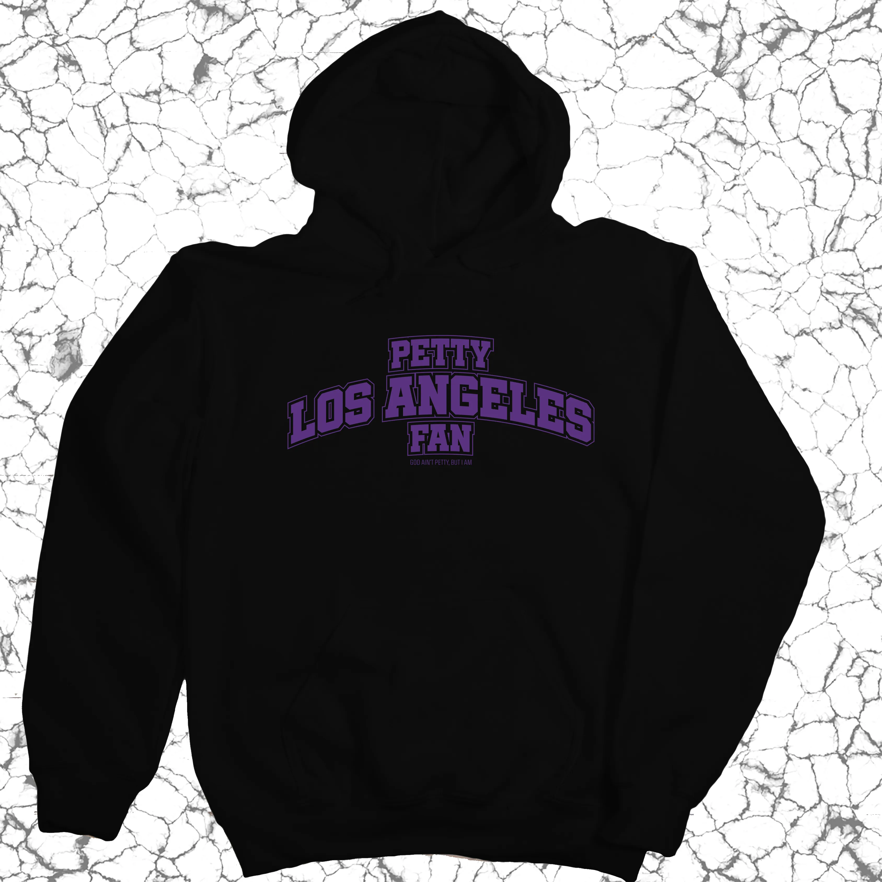 Petty Los Angeles Fan Unisex Hoodie (Black/Purple)