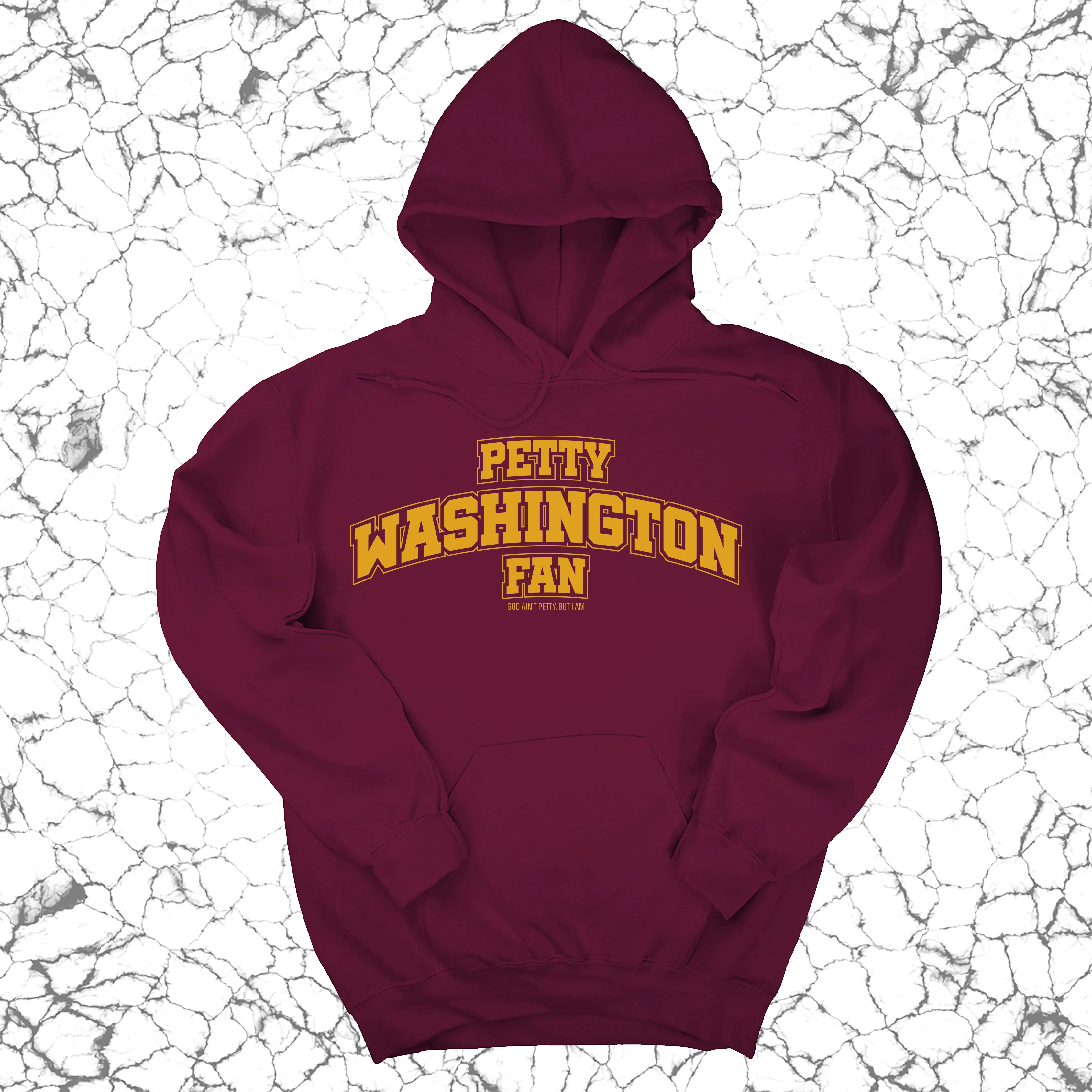 Petty Washington Fan Unisex Hoodie (Maroon/Gold)