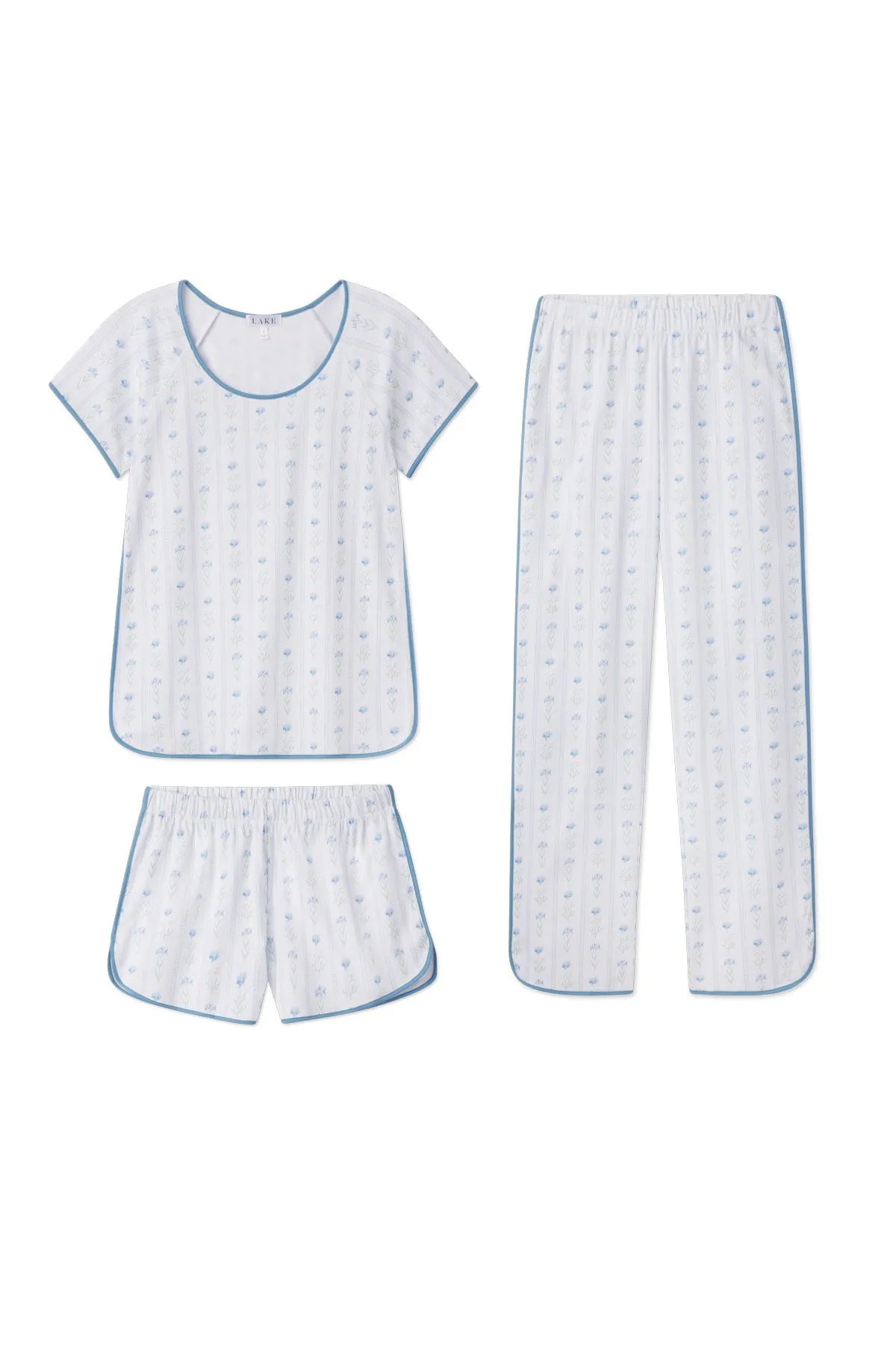 Pima Bundle in Serene Blue Watercolor Stems