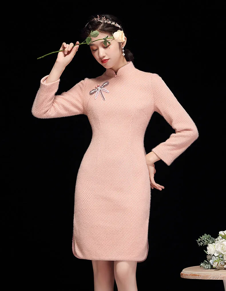 Pink Warmth Qipao Cheongsam
