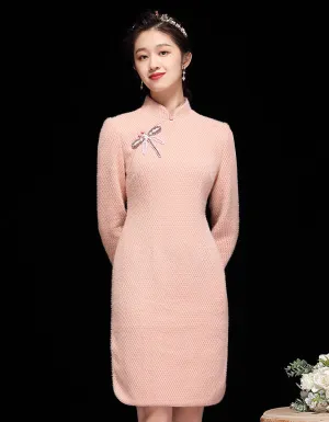 Pink Warmth Qipao Cheongsam