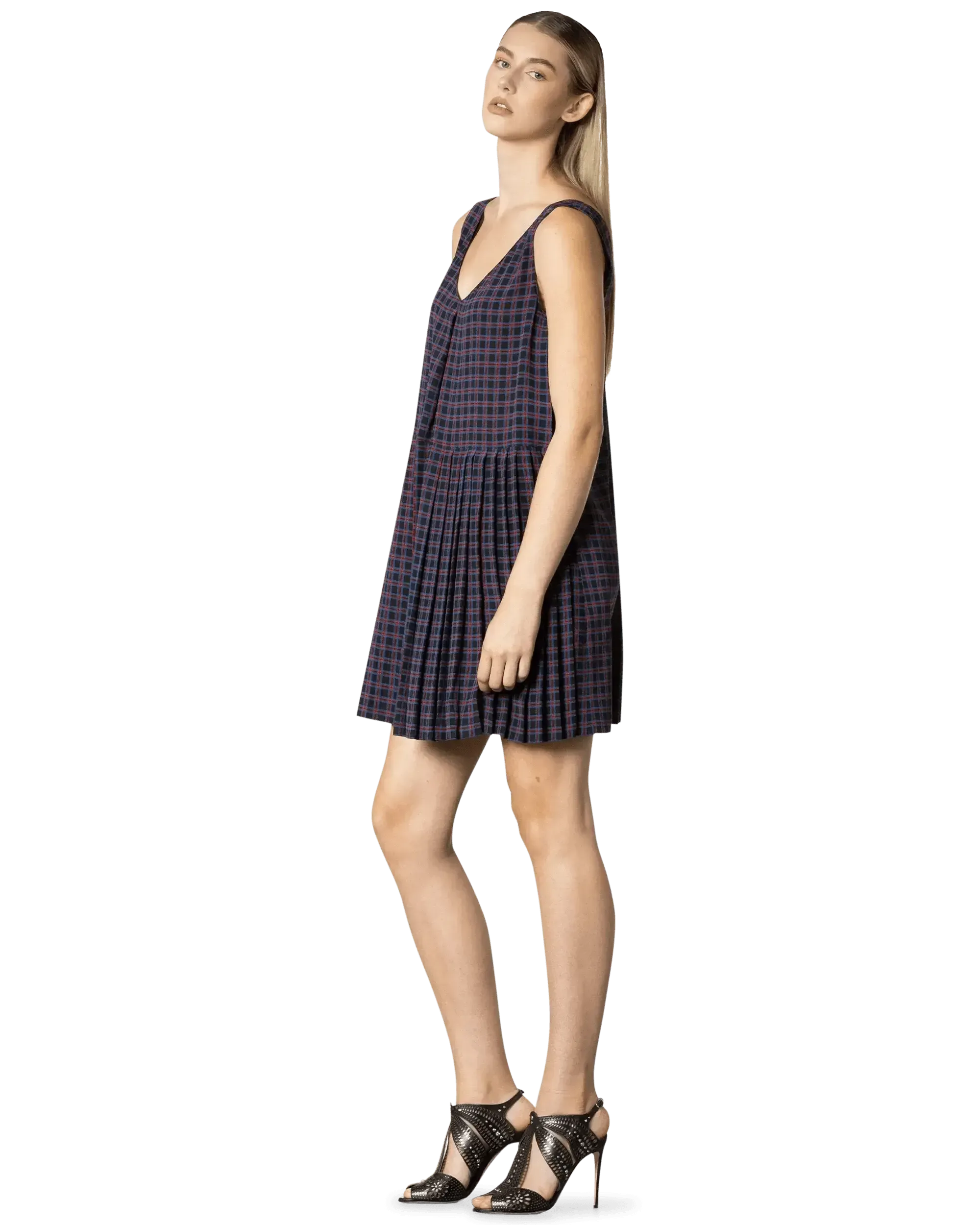 Plaid Oversized Dress