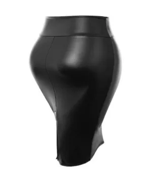 Pleather Pencil Skirt
