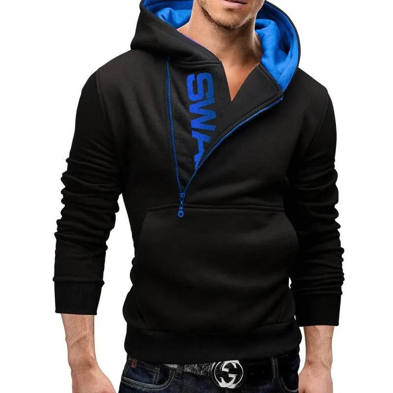 Plus Size Men's Casual Hoodies Sweatshirt Fashion Sweatshirt Men Hoodies Zipper Coat Large Size M-5XL S4